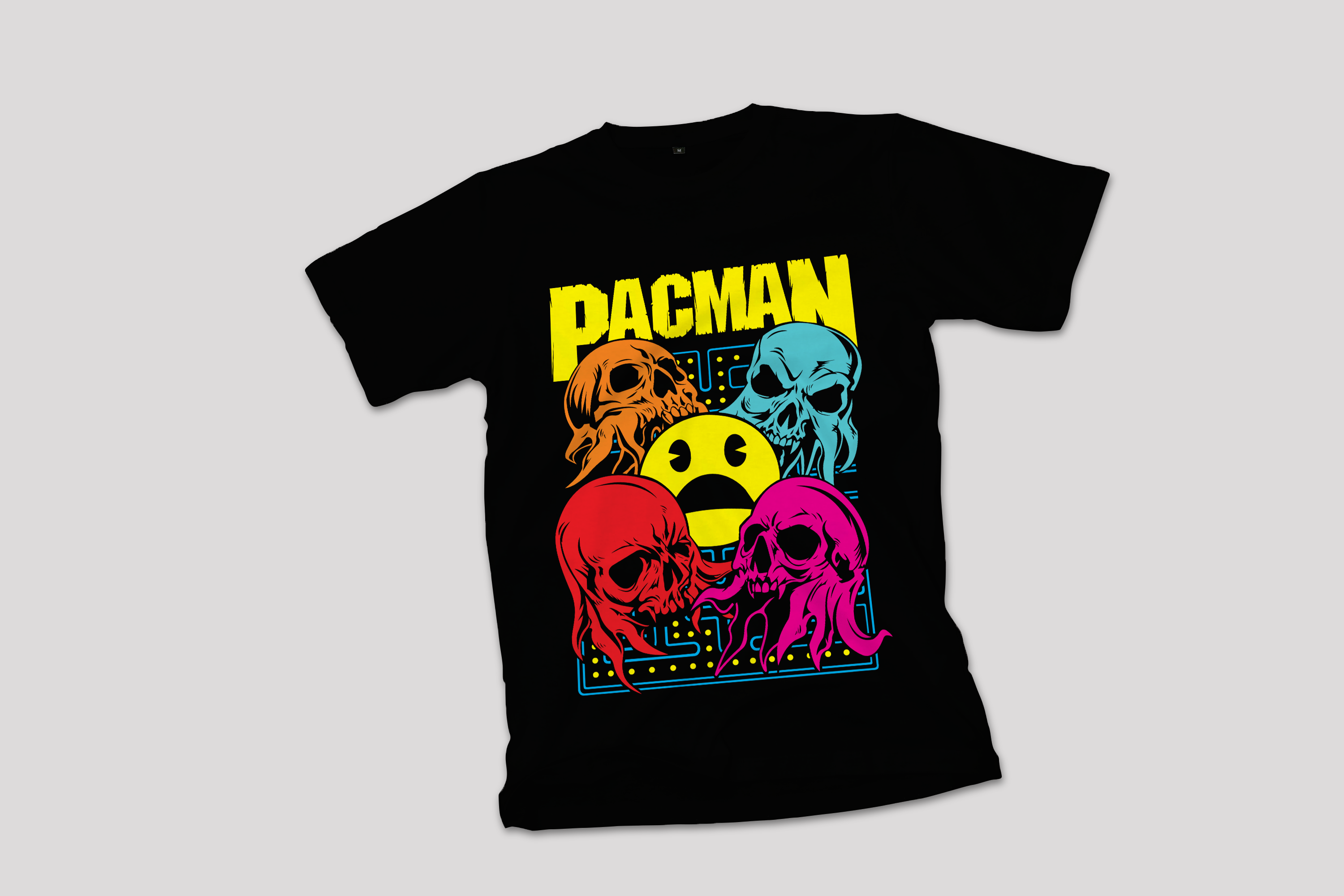 Pacman - Custom Printed T-shirt